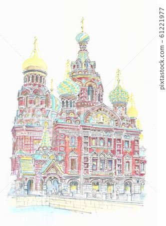 World Heritage Cityscape, Russia, Petersburg, Church on Blood 61221977