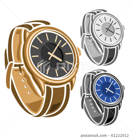 Vector set of Wrist Watches Vector set of Wrist Watches 61222012