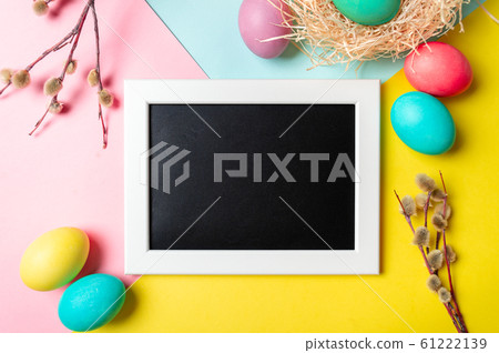 Colorful bright Orthodox Easter concept 61222139