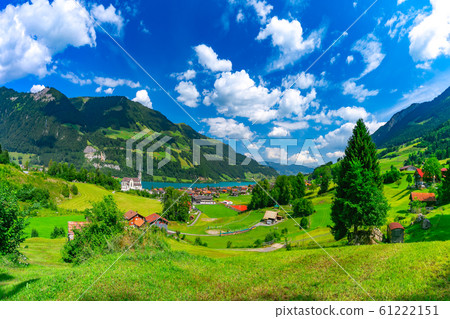 Swiss village Lungern, Switzerland Swiss village Lungern, Switzerland 61222151