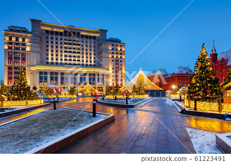 christmas, illuminated, illumination 61223491