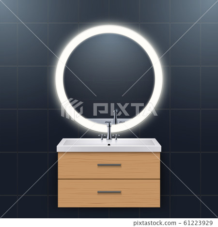 Domestic washbasin cabinet with mirror Domestic washbasin cabinet with mirror 61223929