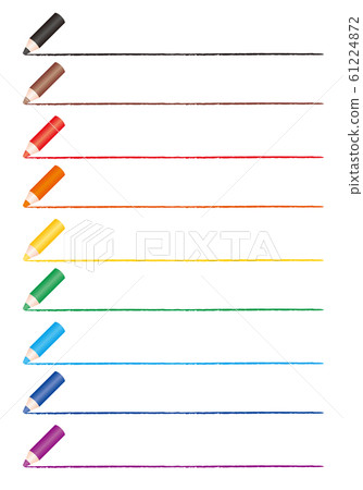 Pencil line - Stock Illustration [61224872] - PIXTA