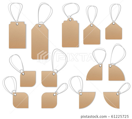 Price tags, empty labels, Sale tags and labels Price tags, empty labels, Sale tags and labels 61225725