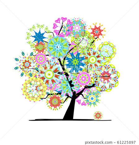 Blooming tree for your design Blooming tree for your design 61225897