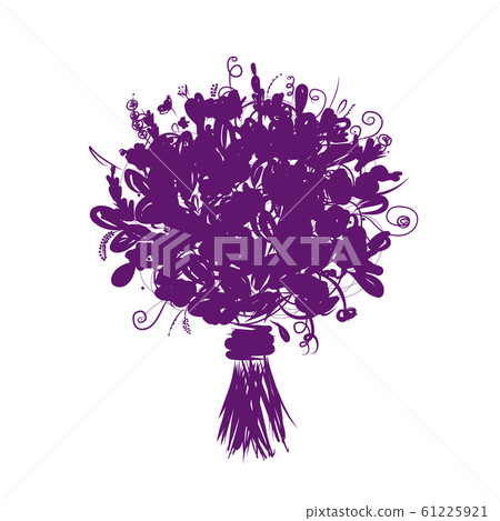 Floral bouquet for your design Floral bouquet for your design 61225921