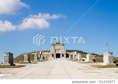 Italian alps landmark. First world war memorial Italian alps landmark. First world war memorial 61225977