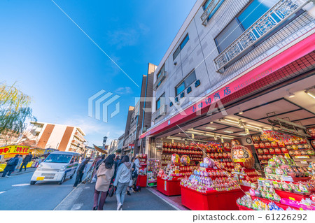 Japan's Kawasaki cityscape, with views of Omotesando leading from Kawasaki Daishi Station to Kawasaki Daishi 61226292