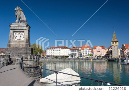Lindau Harbour, Bavaria, Germany 61226918