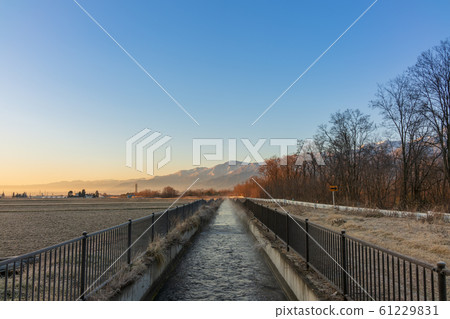 Morning scenery Omachi Morning scenery Omachi 61229831