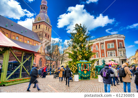 Latvia Riga Christmas Market 61230805