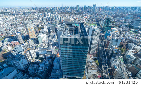 City view from Scramble Square Observatory Roppongi direction City view from Scramble Square Observatory Roppongi direction 61231429