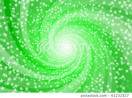 星星和螺旋1綠色 星星和螺旋1綠色 61232827