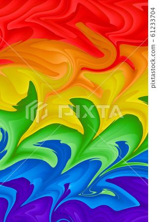 Motion blurred picture of a gay rainbow flag Motion blurred picture of a gay rainbow flag 61233704