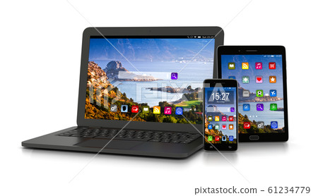 Electronics Devices. Technology Concept 61234779