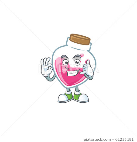Call me funny pink potion mascot picture style Call me funny pink potion mascot picture style 61235191