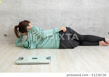 Woman skipping a diet 61236136