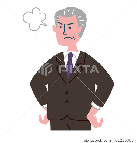 Suit Senior Men Angry 61236396