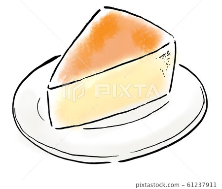 Food Illustration Cheesecake 61237911