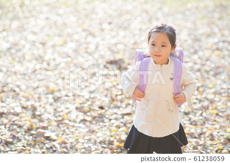 First grade primary school students 61238059