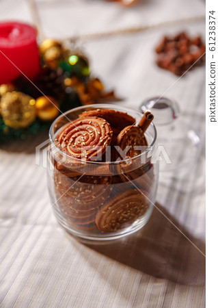 christmas stuff. shot made with shalow depth of field. selective focus. 2016 christmas stuff. shot made with shalow depth of field. selective focus. 2016 61238374