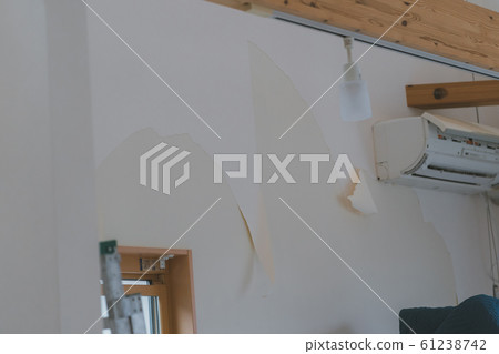 interior finish work wallpaper construction 61238742