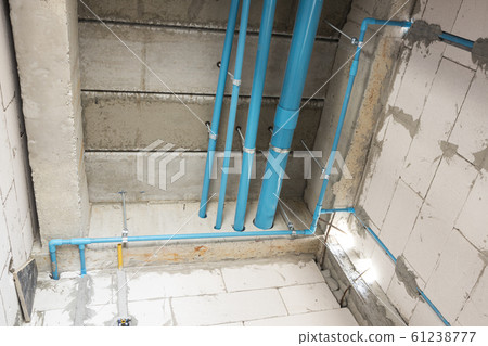 PVC tube  in water piping system  install under 61238777