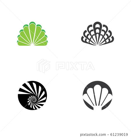 Shell icon Vector Illustration design Logo 61239019