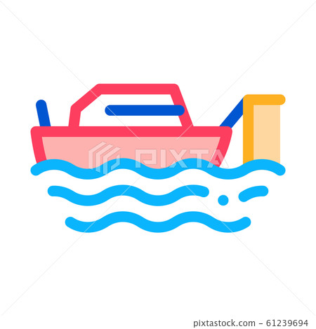 Fishing Ship Icon Vector Outline Illustration Fishing Ship Icon Vector Outline Illustration 61239694
