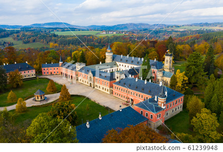 Neo-Gothic Sychrov Castle, Czech Republic Neo-Gothic Sychrov Castle, Czech Republic 61239948