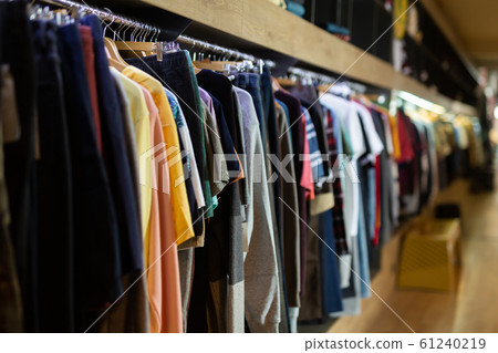 Fashion clothes in the shopping centre Fashion clothes in the shopping centre 61240219