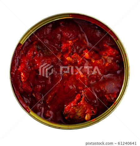 Sardine in red tomato sauce 61240641