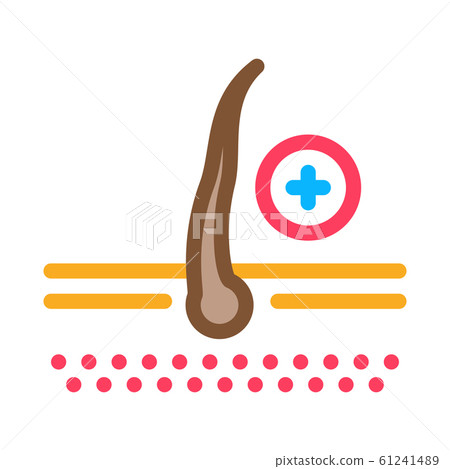 Growing Hair Icon Vector Outline Illustration Growing Hair Icon Vector Outline Illustration 61241489