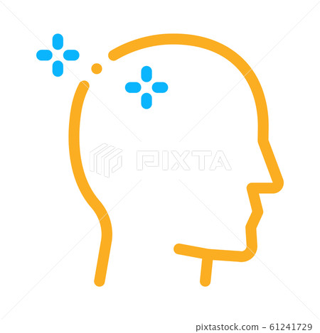 Baldheaded Man Icon Vector Outline Illustration Baldheaded Man Icon Vector Outline Illustration 61241729