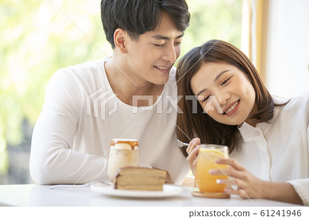 A couple doing a date 61241946