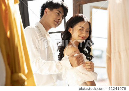 A couple doing a date A couple doing a date 61241976