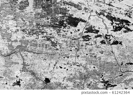 Texture of a concrete wall with cracks and Texture of a concrete wall with cracks and 61242364