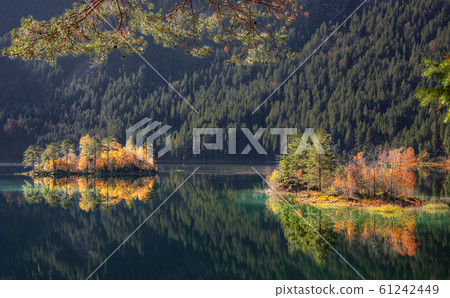 Charming autumn landscape of islands with Charming autumn landscape of islands with 61242449