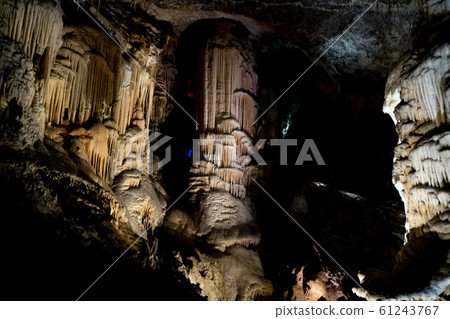 Postojna caves interior view panorama 61243767