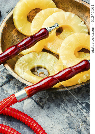 Pineapple flavored hookah. Pineapple flavored hookah. 61245161