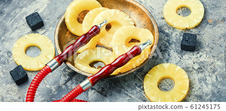 Pineapple flavored hookah. 61245175
