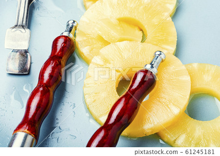 Pineapple flavored hookah. Pineapple flavored hookah. 61245181