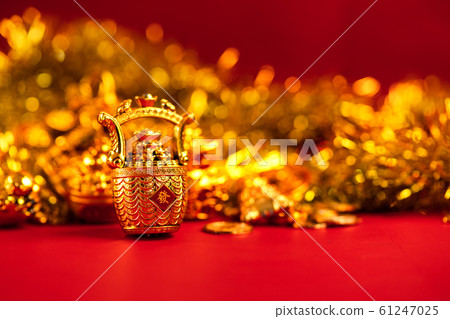 Chinese New Year Gold decoration Auspicious item Chinese New Year Gold decoration Auspicious item 61247025