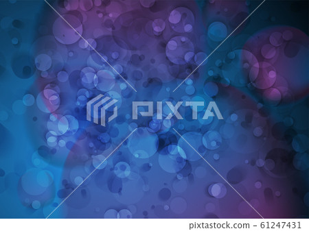 Glowing blue violet bokeh lights particles Glowing blue violet bokeh lights particles 61247431