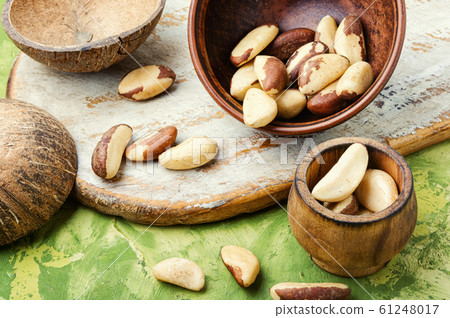 Brazil nut or bertholletia Brazil nut or bertholletia 61248017