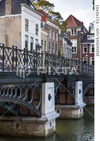 Cast iron bridge Nieuwbrug in Dordrecht Cast iron bridge Nieuwbrug in Dordrecht 61248491