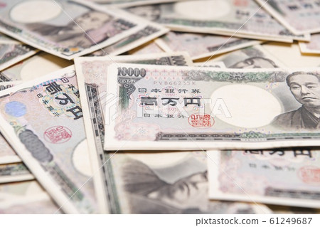 Background material of 10,000 yen note Background material of 10,000 yen note 61249687