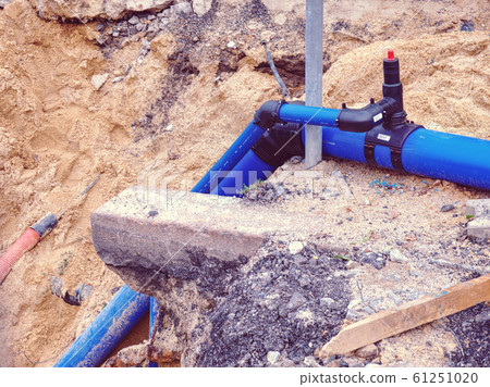 PVC Water Pipe in soil, Water System for family PVC Water Pipe in soil, Water System for family 61251020
