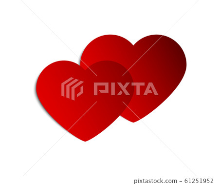 Banner hearts for Valentine s day greeting Banner hearts for Valentine s day greeting 61251952