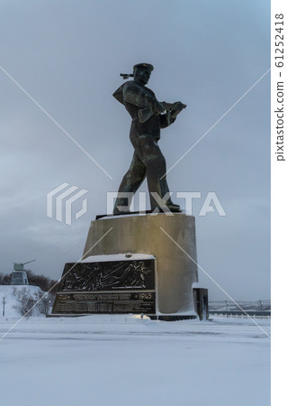 Russia. Murmansk region, the city of Severomorsk. Monument to the heroes of the North sea. 61252418